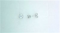 Boucles d'oreilles 9KT in Or blanc Zirconia 9K P.L. ZIRC G 1.20 B
